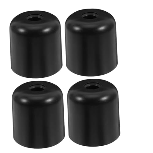 Cabilock 4 Stück Möbelbeine Rund Abs Kunststoff Schräg Tapered Möbel Füße Schwarz für Sofa Tisch Schrank Robust Vielseitig Einsetzbar Einfache Montage Ersatz und DIY Geeignet von Cabilock