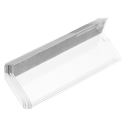 Cabilock 4stücke Regalteiler Aus Kunststoff Magnetische Regaltrenner Für Bücherregale Und Drahtregale Regalorganizer Für Holzregale Und Schrankregale Kleine Regalteiler Für Lagerung von Cabilock