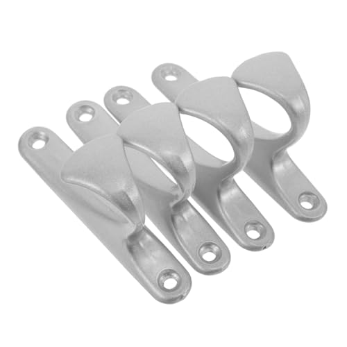 Cabilock 4 Stück Schwere Metall wandhaken Aluminiumlegierung Robuste Garderobenhaken für Eingang Bad und Schlafzimmer zur Vielseitigen Wandmontage und Organisation von Cabilock