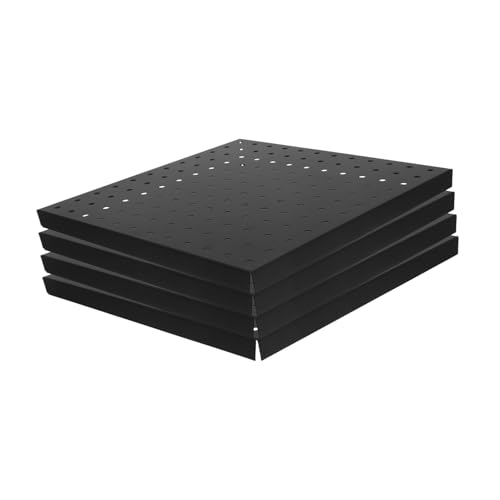 Cabilock 4 Stück Schweres Lochbrett Steckplatten aus Metall pegboard wandorganisator Tischplatte Stecktafel-Wandorganisator Pegboard für Garagenwerkzeug PEG -Boards für Wand Schwarz Cabilock 4 Stück Schweres Lochbrett Steckplatten aus Metall pegboard wandorganisator Tischplatte Stecktafel-Wandorganisator Pegboard für Garagenwerkzeug PEG -Boards für Wand Schwarz von Cabilock