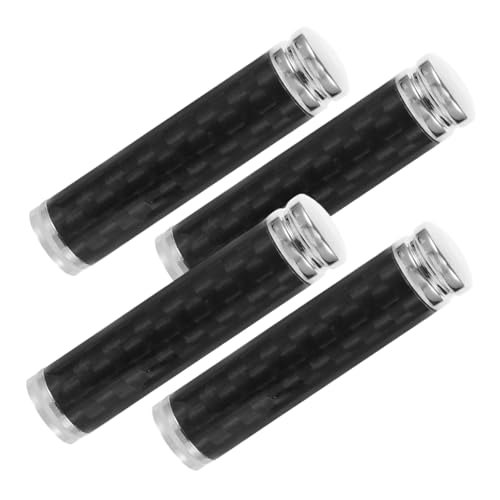 Cabilock 4 Stück Teiliges Auto Türschloss Zugknopf Carbonfaser Optik Langlebig und Robust Einfache Montage ohne Werkzeug Innenraum Türgriff Zubehör zur Diebstahlsicherung und von Cabilock