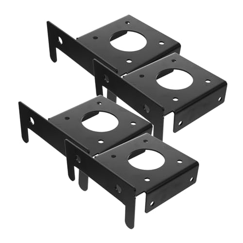 Cabilock 4 Stück Teiliges Edelstahl Pfostenanker Wetterbeständig Korrosionsresistent Stabile Pergola Pfostenbasis für Geländer und Pavillon Holzstützen von Cabilock