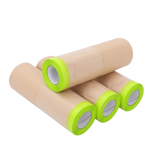 Cabilock 4 Stück Teiliges Kraftpapier Maskierfolie Staubdichte Schutzfolie für Autolackierung und Möbelabdeckung Vorgestanztes Abdeckpapier für Präzises Spritzlackieren und Cabilock 4 Stück Teiliges Kraftpapier Maskierfolie Staubdichte Schutzfolie für Autolackierung und Möbelabdeckung Vorgestanztes Abdeckpapier für Präzises Spritzlackieren und von Cabilock