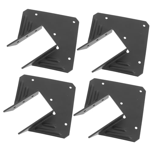 Cabilock 4 Stück Teiliges Metall-eckverbindungsset für Holz Wetterfeste Pergola Halterungen Stabile Montagewinkel für Pavillons Gartenhäuser und Außenholzbau Einfache und Zeitsparende Cabilock 4 Stück Teiliges Metall-eckverbindungsset für Holz Wetterfeste Pergola Halterungen Stabile Montagewinkel für Pavillons Gartenhäuser und Außenholzbau Einfache und Zeitsparende von Cabilock