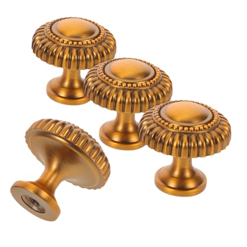 Cabilock 4 Stück Teiliges Möbelgriff Finish Vintage Stil Ergonomisch Geformte Schrankgriffe für Kommoden Kleiderschränke und Küchenschränke Einfache Montage Komfortabler Griff Vielseitig Cabilock 4 Stück Teiliges Möbelgriff Finish Vintage Stil Ergonomisch Geformte Schrankgriffe für Kommoden Kleiderschränke und Küchenschränke Einfache Montage Komfortabler Griff Vielseitig von Cabilock