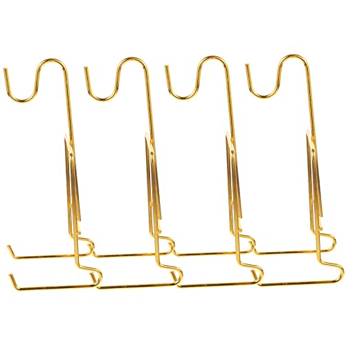 Cabilock 4 Stück Teiliges Tassen und Unterteller Display Ständer aus Robustem Platzsparender Tee Organizer mit Abtropffunktion für Küchenschränke für Zuhause und Restaurant von Cabilock