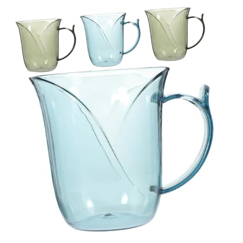 Cabilock 4 Stück Teiliges Transparenter Wiederverwendbarer Mundbecher mit Zahnlöchern Großer Kapazität Ergonomisch Geformt Multifunktional als Zahnputzbecher und Waschbecher für Badezimmer Cabilock 4 Stück Teiliges Transparenter Wiederverwendbarer Mundbecher mit Zahnlöchern Großer Kapazität Ergonomisch Geformt Multifunktional als Zahnputzbecher und Waschbecher für Badezimmer von Cabilock