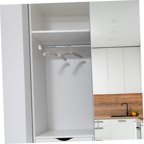 Cabilock 4 Stück Teiliges U-förmiges Flansch Stangenhalter Stabile Garderobenstangenhalterung für Schnelle Montage Rutschfester Duschenstangenhalter für Bad und Kleiderschrank Cabilock 4 Stück Teiliges U-förmiges Flansch Stangenhalter Stabile Garderobenstangenhalterung für Schnelle Montage Rutschfester Duschenstangenhalter für Bad und Kleiderschrank von Cabilock