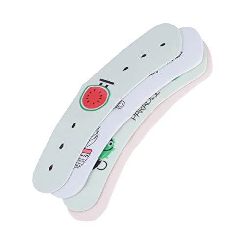 Cabilock 4 Stück Toilettenmatte Töpfchenabdeckungen Wc-sitzkissen Toilettenwärmer Abdeckung Wc-sitzbezug Toilettendeckel Klebrige Toilettenauflage Töpfchen-trainingsabdeckung Colorful von Cabilock