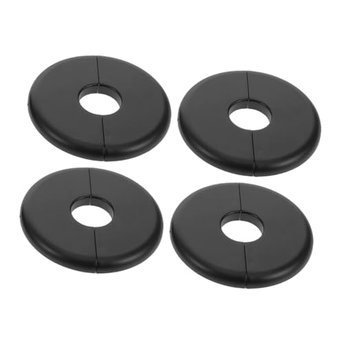 Cabilock 4 Stück Wandabdeckungen für Wasserrohre Selbstklebende Runde Flanschkappen aus Kunststoff zur Verkleidung von Wandlöchern für Badezimmer Küche und Zuhause Cabilock 4 Stück Wandabdeckungen für Wasserrohre Selbstklebende Runde Flanschkappen aus Kunststoff zur Verkleidung von Wandlöchern für Badezimmer Küche und Zuhause von Cabilock
