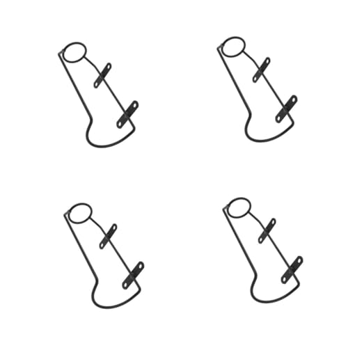 Cabilock 4 Stück Wandmontierter Weinregal aus Metall Eleganter Rotwein Halter Erweiterungsschrauben für Bar Dekoration und Weinsammlung Cabilock 4 Stück Wandmontierter Weinregal aus Metall Eleganter Rotwein Halter Erweiterungsschrauben für Bar Dekoration und Weinsammlung von Cabilock