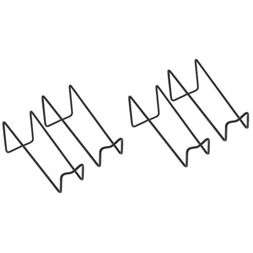 Cabilock 4 Stück Weinflaschenhalter Arbeitsplatte Weinhalter Greifer Weinregal klein Bar Flaschen Regal flaschenregal Flasche Regal Bücherregal- Windhalter Weinregal aus Metall Eisen von Cabilock