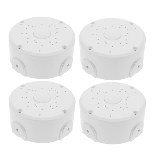 Cabilock 4 Stück Wetterfeste Runde Kabelabzweigdose Kunststoff für Außenmontage Halbkugelförmige Kabelaufbewahrung Überwachungskamera Anschlussbox mit Großem Stauraum und Kabelversteck Cabilock 4 Stück Wetterfeste Runde Kabelabzweigdose Kunststoff für Außenmontage Halbkugelförmige Kabelaufbewahrung Überwachungskamera Anschlussbox mit Großem Stauraum und Kabelversteck von Cabilock