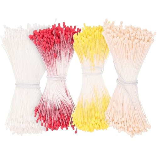 Cabilock 4 Handgemachter Blumenkern Blütenstiel DIY Staubblatt Stängel Perlmuttstaubgefäße Miniblumen Zum Basteln Doppelköpfige Blütenstaubblätter Künstliche Blumenpicks Gips Baumwollfaden Cabilock 4 Handgemachter Blumenkern Blütenstiel DIY Staubblatt Stängel Perlmuttstaubgefäße Miniblumen Zum Basteln Doppelköpfige Blütenstaubblätter Künstliche Blumenpicks Gips Baumwollfaden von Cabilock