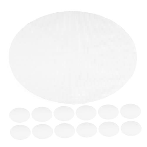 Cabilock 40 Stück Dampfmatte Aus Silikon Dampferpolster Dampfmatten Dampfschild Von Silikonfutter Rundes Silikonkissen Silikonmatte Runde Silikondampfeinlagen Futterdampfer Kieselgel Weiß von Cabilock