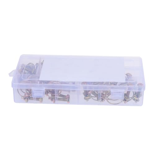 Cabilock 40 Stück Teiliges Verstellbares Doppeldraht schlauchschellen Verzinkt Korrosionsbeständig Flexibler mit Schraubverschluss für Staubhauben und Schlauchanschlüsse Cabilock 40 Stück Teiliges Verstellbares Doppeldraht schlauchschellen Verzinkt Korrosionsbeständig Flexibler mit Schraubverschluss für Staubhauben und Schlauchanschlüsse von Cabilock