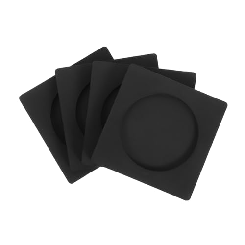Cabilock 4Stücke Vibrations Pads für Waschmaschinen Dämpfungspolster zur Geräuschreduzierung rutschfeste Füße für Stabile Installation Quadratisches Design von Cabilock