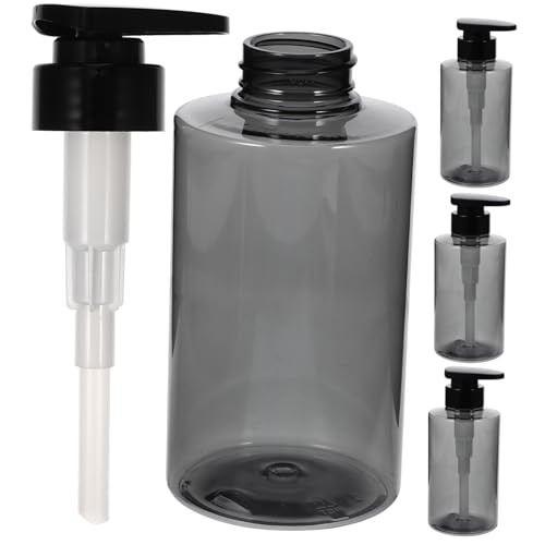 Cabilock Nachfüllbare Pumpflaschen Für Shampoo Duschgel 4er-Pack Pet-Flaschen Mit Großem Fassungsvermögen Auslaufsicherer Seifenspender Bequemer Griff von Cabilock