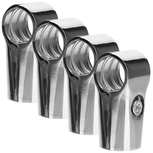 Cabilock 4er Set Edelstahl Rohrverbinder 2 Wege Verbindungsstücke Für Kleiderschrankstangen Unterstützt 25mm Stangen Stabil Und Langlebig Ideal Für Kleiderständer Und Garderoben von Cabilock