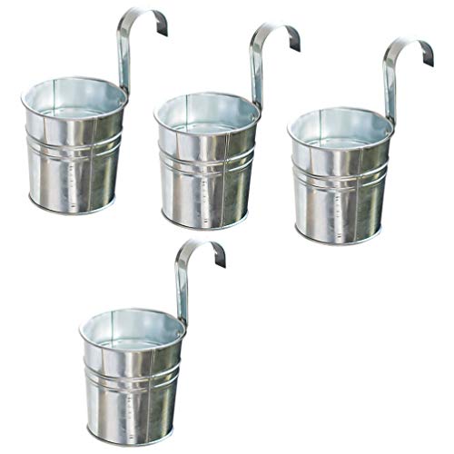 Cabilock 4stücke Aufhängbare Blumeneimer Retro Streifen Eisenblumentöpfe Für Garten Und Zuhause Robuste Und Platzsparende Deko Für Pflanzen Für Kreative Gartengestaltung von Cabilock