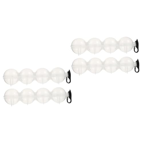 Cabilock 4stücke Eisballform Transparente Eiskugelform Für Whiskey Cocktails Eiswürfelform Mit Deckel Lebensmittelechtes Material Für Getränke Und Partys von Cabilock