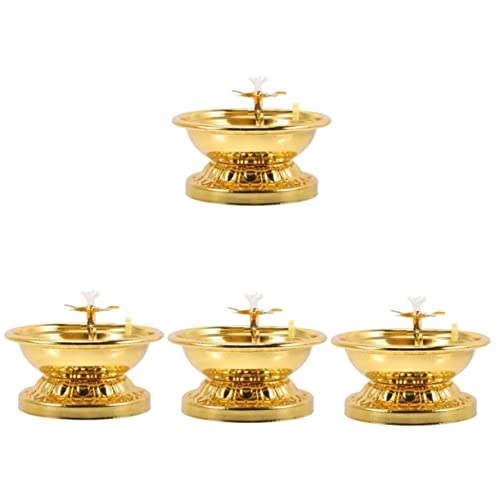 Cabilock 4stücke Retro Petroleumlampe Reinem Dekorative Öllampe Für Buddha-verehrung Einstellbare Flamme Für Zuhause Vintage Kerosinlampe Für Innenräume Cabilock 4stücke Retro Petroleumlampe Reinem Dekorative Öllampe Für Buddha-verehrung Einstellbare Flamme Für Zuhause Vintage Kerosinlampe Für Innenräume von Cabilock