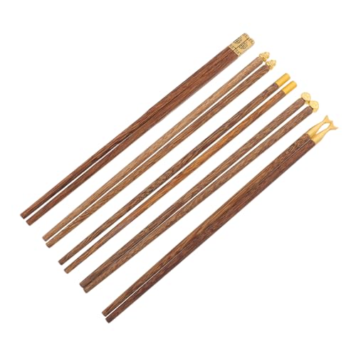 Cabilock 5 Paar Handgeschnitzte Essstäbchen aus Massivem Hartholz Wiederverwendbar Chinesischer Stil mit Hochwertiger Geschenkbox für Zuhause Camping Picknick und Asiatische Küche Cabilock 5 Paar Handgeschnitzte Essstäbchen aus Massivem Hartholz Wiederverwendbar Chinesischer Stil mit Hochwertiger Geschenkbox für Zuhause Camping Picknick und Asiatische Küche von Cabilock