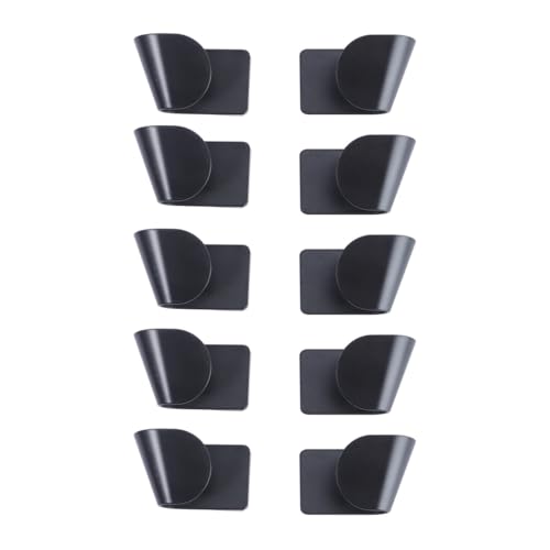 Cabilock 5 Paar Topfdeckel Wandhalter Wandmontage Pfannendeckel Rack Selbstklebender Topfdeckel Rack für zu Hause Küche Schwarz von Cabilock