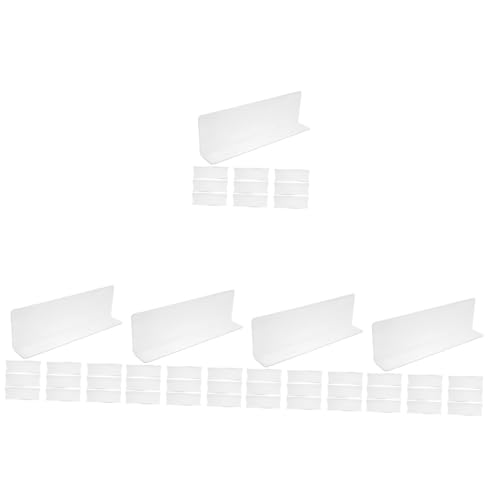 Cabilock 5 Sätze Trennwand Schrankorginzer Organizer Für Schrank Klarer Fachteiler Regalklassifizierungsleitblech Ort Schrankteiler Multifunktionaler Fachteiler PVC Transparent 10 Stück * 5 von Cabilock
