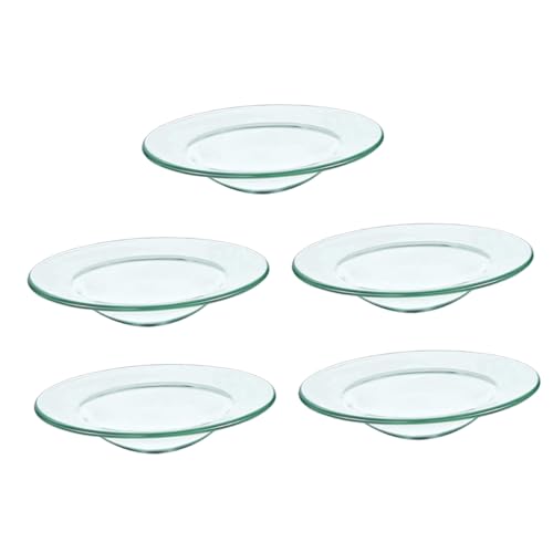 Cabilock Aromatherapie Wachsschmelzschale 10cm rutschfeste Unterlage Transparentes Glas Für Ölwärmer Duftlampen 5 Stück Cabilock Aromatherapie Wachsschmelzschale 10cm rutschfeste Unterlage Transparentes Glas Für Ölwärmer Duftlampen 5 Stück von Cabilock