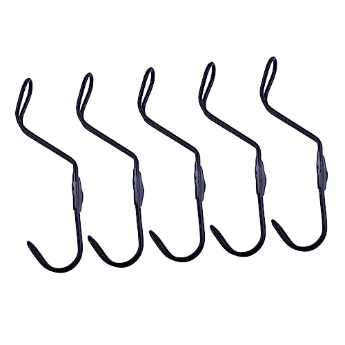 Cabilock 5 Stück Schwarze Garderobenhaken Wandhaken für Badezimmer und Kleidung zum Aufhängen von Jacken Handtüchern und mit Schrauben Cabilock 5 Stück Schwarze Garderobenhaken Wandhaken für Badezimmer und Kleidung zum Aufhängen von Jacken Handtüchern und mit Schrauben von Cabilock