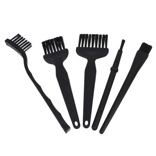 Cabilock 5 Stück Teiliges Antistatisches Reinigungsbürsten Handy Tablet PC mit Flexiblen Kratzfreien Borsten für Präzise Reinigung bei Elektronikreparatur und PCB Wartung von Cabilock