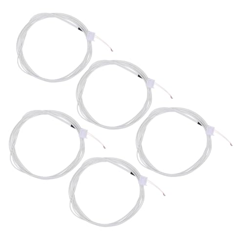 Cabilock 5 Stück Teiliges Drucker Thermistor Ntc Temperaturfühler Hochtemperaturbeständig für Heizbett und Extruder Drucker Zubehör Ersatzteil von Cabilock