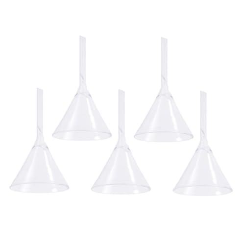 Cabilock 5 Stück Teiliges Glas Dreieckstrichter Hitzebeständig Robust Wiederverwendbar Leichtes Laborwerkzeug für Analytische Chemie und Präzise Flüssigkeits oder Feststoffbefüllung Cabilock 5 Stück Teiliges Glas Dreieckstrichter Hitzebeständig Robust Wiederverwendbar Leichtes Laborwerkzeug für Analytische Chemie und Präzise Flüssigkeits oder Feststoffbefüllung von Cabilock