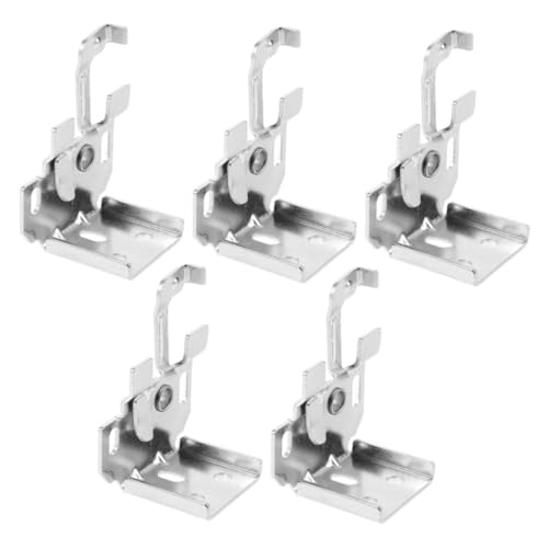 Cabilock 5 Stück Teiliges Montagehalter Set für Faltrollos und Wabenplissees Robuste Positionierhaken Rostbeständig Windstabil Dezentes Design Kompatibel mit Vorhangschienen Zubehör Cabilock 5 Stück Teiliges Montagehalter Set für Faltrollos und Wabenplissees Robuste Positionierhaken Rostbeständig Windstabil Dezentes Design Kompatibel mit Vorhangschienen Zubehör von Cabilock