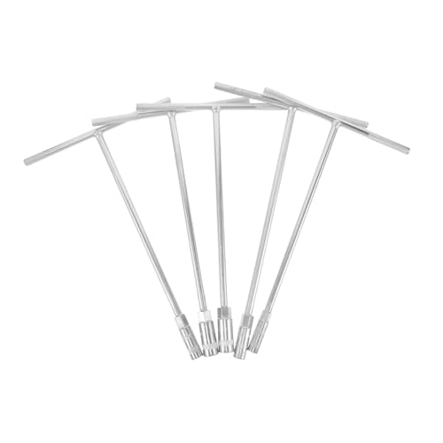 Cabilock 5 Stück Teiliges T Griff Sechskant Steckschlüssel aus Robustem Stahl Ergonomischer T Förmiger Griff für Optimales Anzugsmoment Vielseitig Kompatibel mit Schrauben für Fahrzeug und Cabilock 5 Stück Teiliges T Griff Sechskant Steckschlüssel aus Robustem Stahl Ergonomischer T Förmiger Griff für Optimales Anzugsmoment Vielseitig Kompatibel mit Schrauben für Fahrzeug und von Cabilock