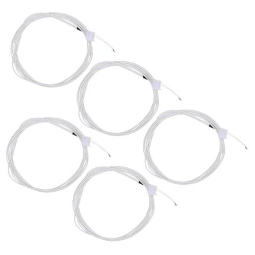 Cabilock 5 Stück Teiliges Thermistor Ntc Hochtemperatur temperatursensor mit Weißem Anschluss Präzise Temperaturmessung für Hotend und Beheiztes Bett von Cabilock