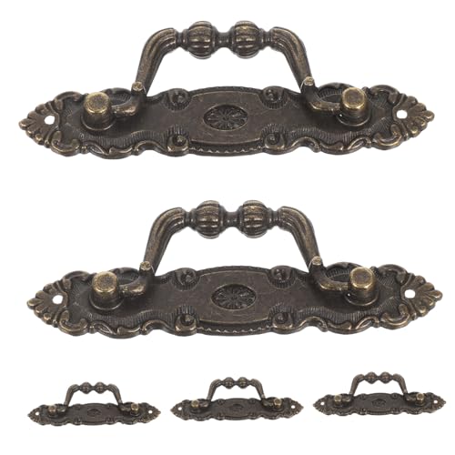 Cabilock 5 Stück Vintage Möbelgriffe Antik Bronze Schubladengriffe aus Legierung Verdeckte Montage Europäischer Retro Stil Langlebig Vielseitig für Kommode Schrank Garderobe Stilvolle Cabilock 5 Stück Vintage Möbelgriffe Antik Bronze Schubladengriffe aus Legierung Verdeckte Montage Europäischer Retro Stil Langlebig Vielseitig für Kommode Schrank Garderobe Stilvolle von Cabilock