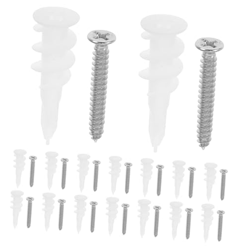 Cabilock 50 Sätze Teiliges Dübel Schraubenset mit Kunststoff expansionsdübeln und Rostfreien Schrauben Starke Befestigung für Trockenbau und Möbelmontage Vielseitig Einsetzbar für Cabilock 50 Sätze Teiliges Dübel Schraubenset mit Kunststoff expansionsdübeln und Rostfreien Schrauben Starke Befestigung für Trockenbau und Möbelmontage Vielseitig Einsetzbar für von Cabilock