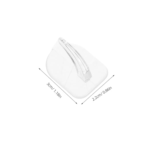 Cabilock 50 Stück Mini Haft-haken Transparent Selbstklebend ohne Bohren Wiederverwendbare Abnehmbare Kleine Kunststoff Wandhaken für Bad Küche Vielseitige Schadenfreie Aufhängelösung Cabilock 50 Stück Mini Haft-haken Transparent Selbstklebend ohne Bohren Wiederverwendbare Abnehmbare Kleine Kunststoff Wandhaken für Bad Küche Vielseitige Schadenfreie Aufhängelösung von Cabilock
