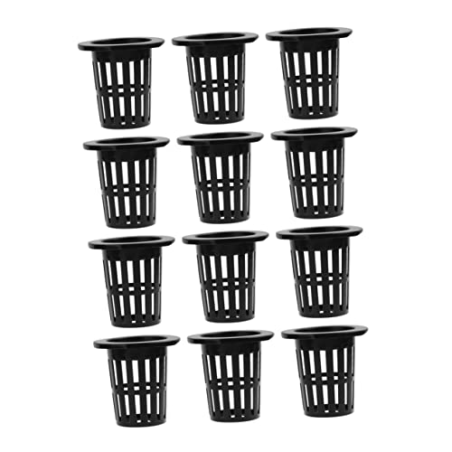 Cabilock 50 Stück Pflanzkorb Hydroponic Basket Pot Körbe Für Hydroponik Garden Net Cups Hydroponischer Kindergartenbecher Net Pots for Plants Hydrokulturtopf Plastik Gartennetz Pflanze von Cabilock