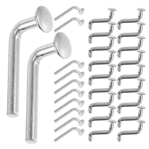 Cabilock 50 Stück S Rivets Winkelverriegelungsclips für Regalsysteme Sicherheitsnadeln für Lager und Zuhause Hochbelastbar und von Cabilock