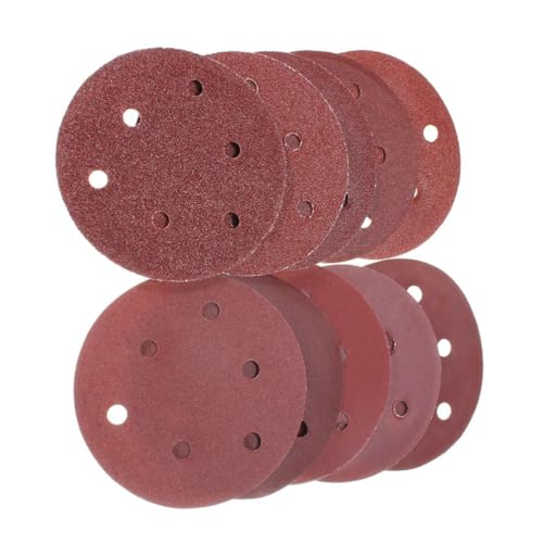 Cabilock 50 Stück Schleifscheiben Körnung Klett Aluminiumoxid Schleifpapier für Exzenterschleifer Staubabsaugung Hitzebeständig Vielseitig Cabilock 50 Stück Schleifscheiben Körnung Klett Aluminiumoxid Schleifpapier für Exzenterschleifer Staubabsaugung Hitzebeständig Vielseitig von Cabilock
