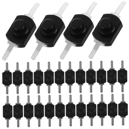 Cabilock 50 Stück Schwarzer Selbsthaltender Miniatur drucktaster aus Abs und Metall Robustes Latching Micro Push Button Ein Ausschalter für Taschenlampen und Elektronische Steuerkreise Cabilock 50 Stück Schwarzer Selbsthaltender Miniatur drucktaster aus Abs und Metall Robustes Latching Micro Push Button Ein Ausschalter für Taschenlampen und Elektronische Steuerkreise von Cabilock