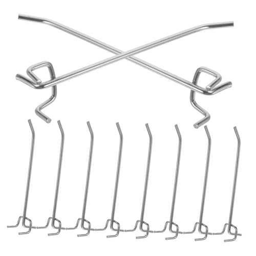 Cabilock 50 Stück Teiliges Haken für Supermarktregale Robuster Lochwand Halter Vielseitige Werkzeughalterung für Werkstatt Küche Garage und Bastelraum Einfach zu Montieren Robust und von Cabilock