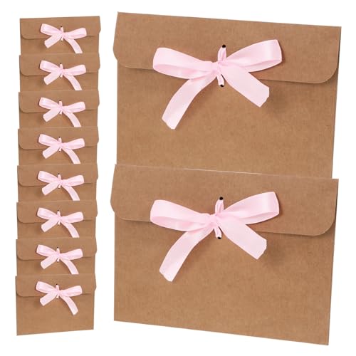 Cabilock 50 Stück Vintage Kraftpapier Umschläge mit Rosa Schleifenband Langlebige Briefumschläge für Hochzeiten Geburtstage Abschlussfeiern Partys Vielseitig für Karten und Einladungen Cabilock 50 Stück Vintage Kraftpapier Umschläge mit Rosa Schleifenband Langlebige Briefumschläge für Hochzeiten Geburtstage Abschlussfeiern Partys Vielseitig für Karten und Einladungen von Cabilock