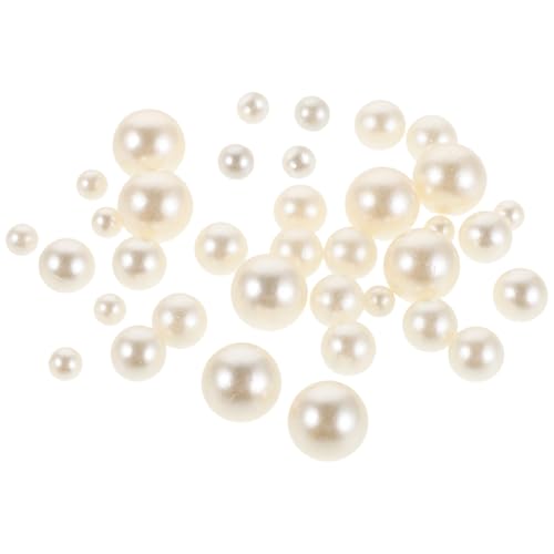 Cabilock 500 Stück No Hole Vase Pearl Beads Künstliche Runde Füllperlen für Vasen Schwimmende Kerzen Geburtstags Hochzeitsdeko Tischstreuer für Party und Zuhause von Cabilock