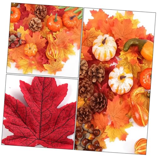Cabilock 550 Stück Künstliche Ahornblätter Realistische Pflanzendeko Bunte Herbstdeko für Party Tisch und Zuhause Zufällige Farben pro Beutel Zufällige Farbe Cabilock 550 Stück Künstliche Ahornblätter Realistische Pflanzendeko Bunte Herbstdeko für Party Tisch und Zuhause Zufällige Farben pro Beutel Zufällige Farbe von Cabilock