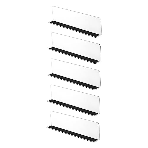 Cabilock 5St trennwand hohe Regalteiler verstellbare Schubladenteiler Tiefe Schubladenteiler Markt Shelf Liner bretter Klassifizierungsleitbleche Warenteiler Magnetstreifen von Cabilock
