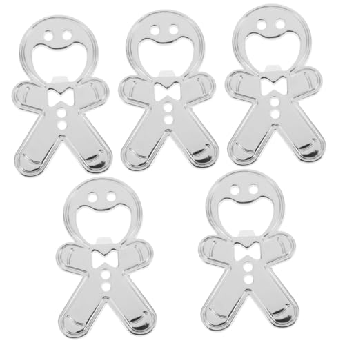 Cabilock 5st Lebkuchen Mann Flaschen Öffner Kreativer Bieröffner Flaschenöffner Für Zu Hause Manueller Dosenöffner Tragbarer Flaschenöffner Getränkedosenöffner Rostfreier Stahl Silver Cabilock 5st Lebkuchen Mann Flaschen Öffner Kreativer Bieröffner Flaschenöffner Für Zu Hause Manueller Dosenöffner Tragbarer Flaschenöffner Getränkedosenöffner Rostfreier Stahl Silver von Cabilock